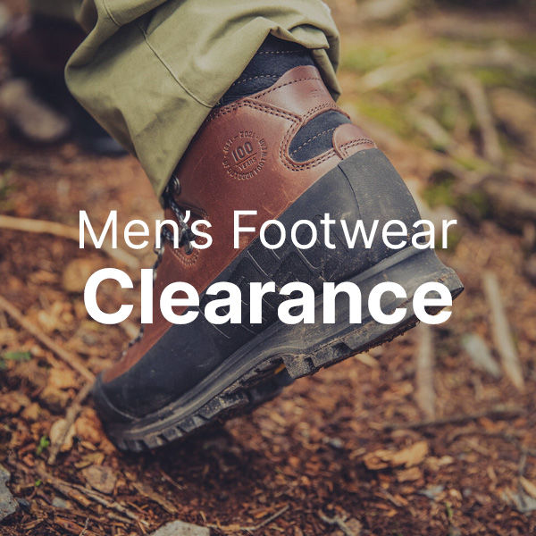 mens footwear clearance