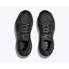 1_43c614ff-305c-487c-b528-744a22aa94cf Top-down view of a pair of black running shoes placed side by side on a light background, laces tied.
