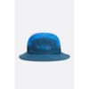1_43c614ff-305c-487c-b528-744a22aa94cf Blue Rab bucket hat with a dark blue front panel and logo on the front.