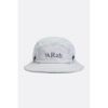 1_43c614ff-305c-487c-b528-744a22aa94cf Light gray Rab cap facing forward with the Rab logo on the front panel