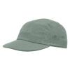 Light green baseball cap with an embroidered white logo on the front.